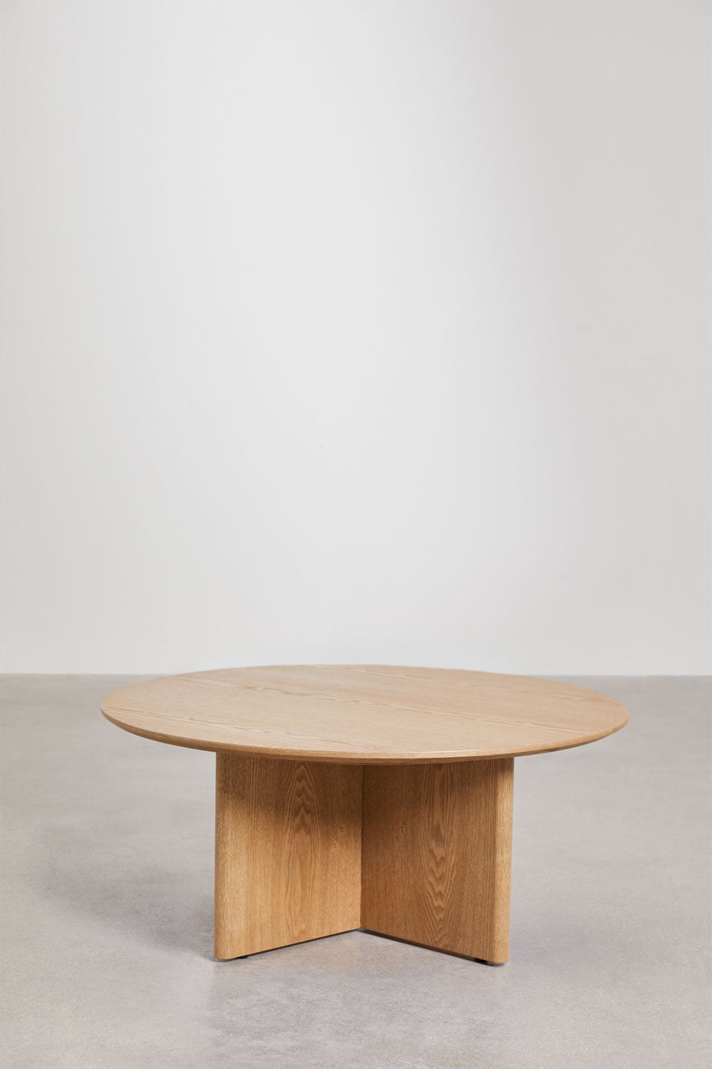 Table Ronde 80 Cm - MDF Et Fibre De Verre - Blanche - Neuve - Générique
