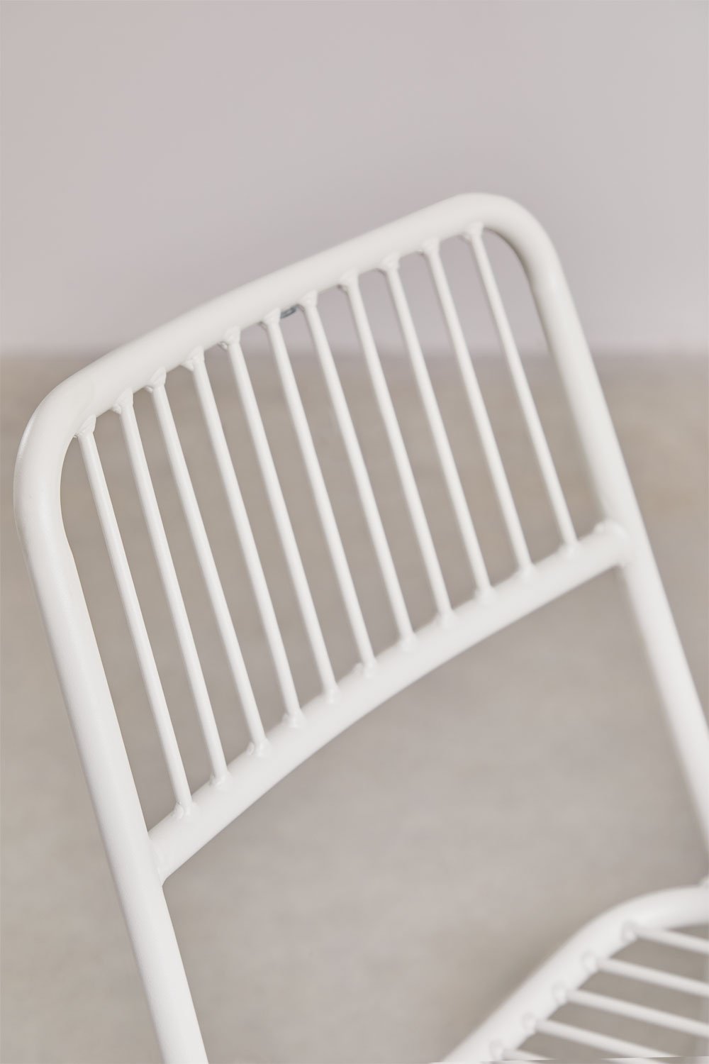 Pack de 2 chaises de jardin empilables en acier Elton, image de la galerie 5