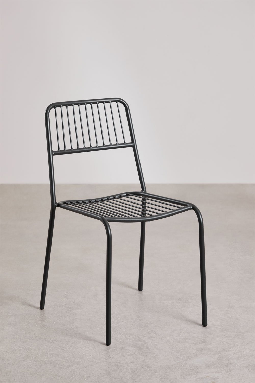 Pack de 4 chaises de jardin empilables Elton , image de la galerie 2