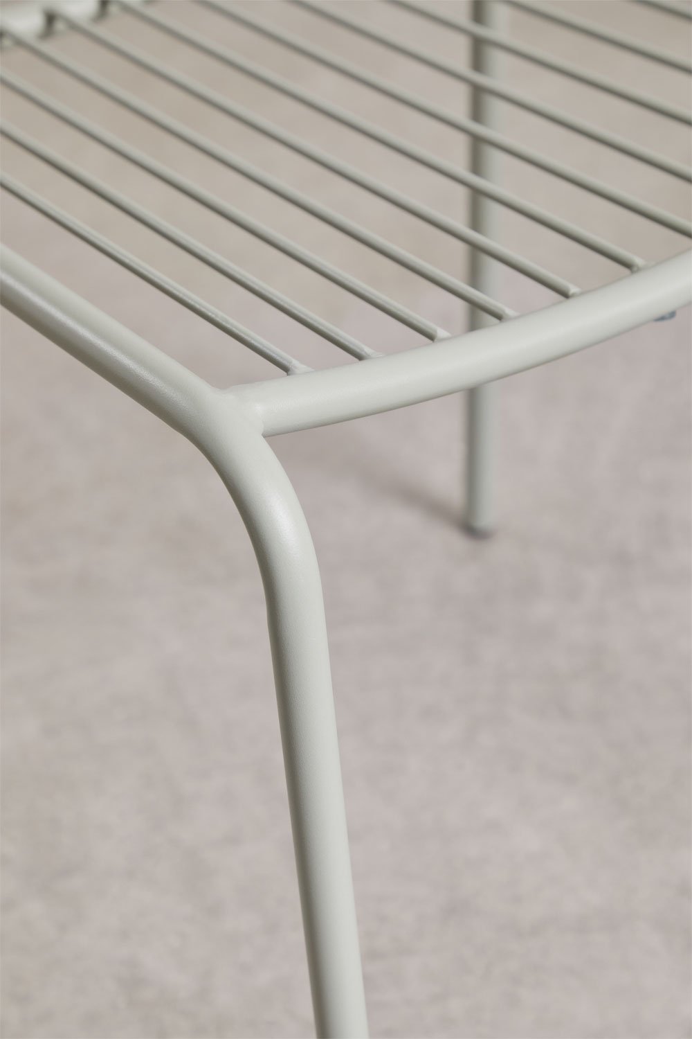 Pack de 2 chaises de salle à manger empilables en acier Elton, image de la galerie 5