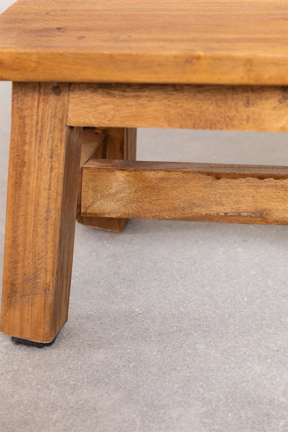 Pack de 2 tabourets bas en bois Abet, image de la galerie 4