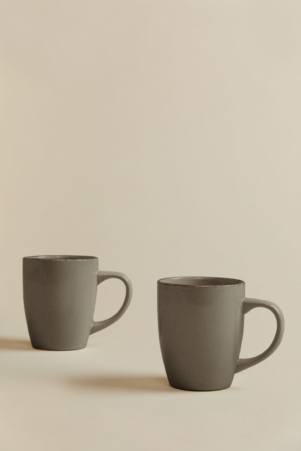 Pack de 2 tasses à café 34 cl en grès Ronilena, image de la galerie 2