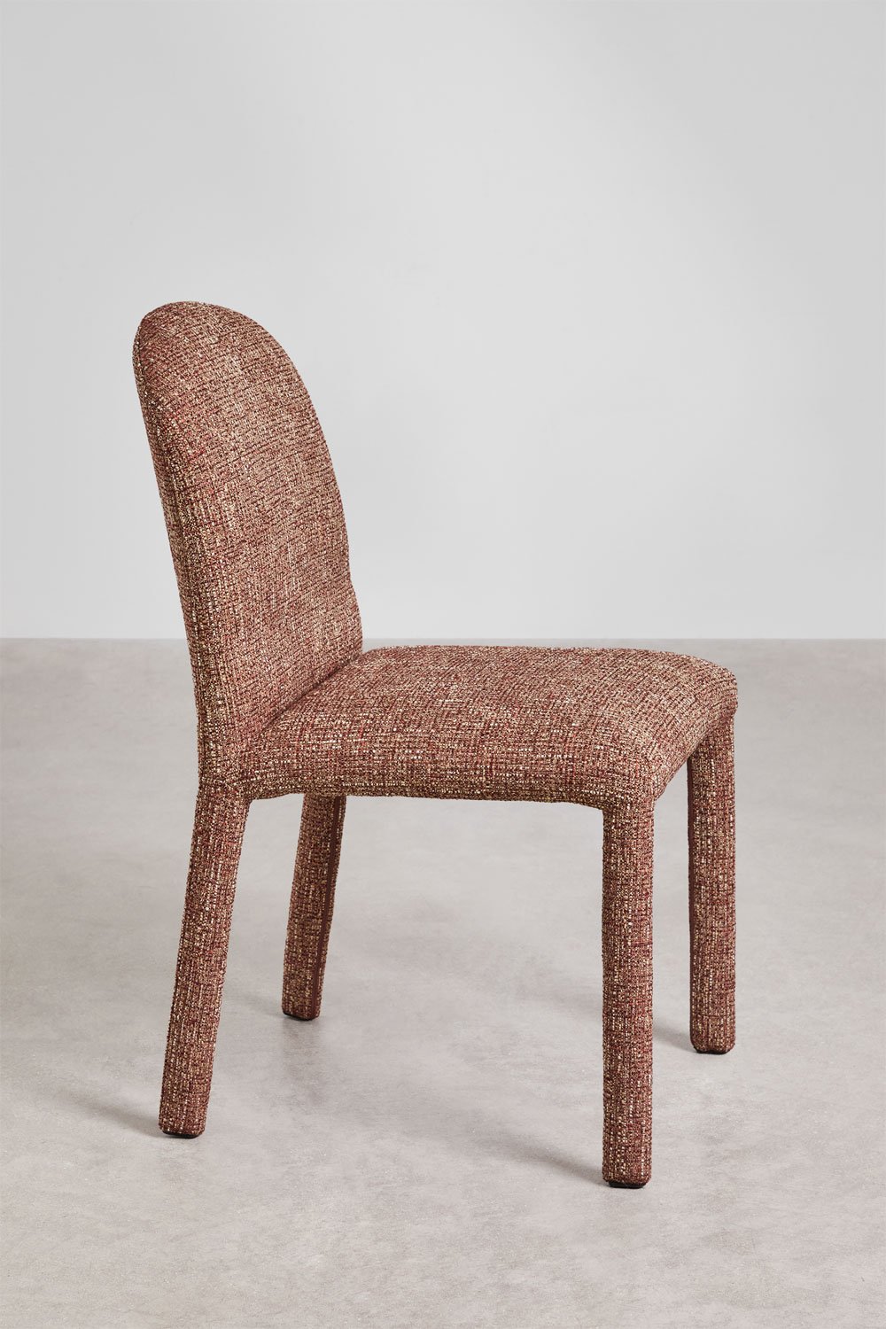 Pack de 4 chaises de salle à manger en tissu Riga, image de la galerie 3