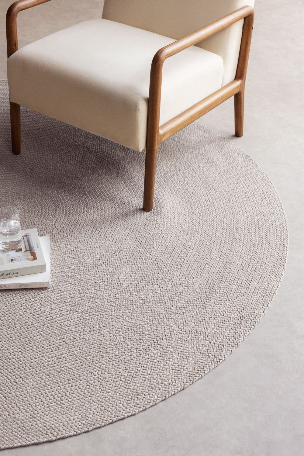 Tapis rond en polypropylène (Ø200 cm) Lisandra, image de la galerie 4