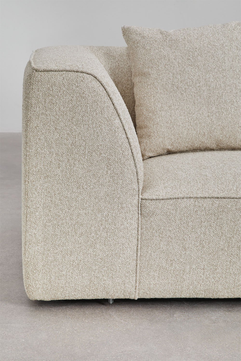 Module d'angle pour canapé modulable rembourré Cardea, image de la galerie 2