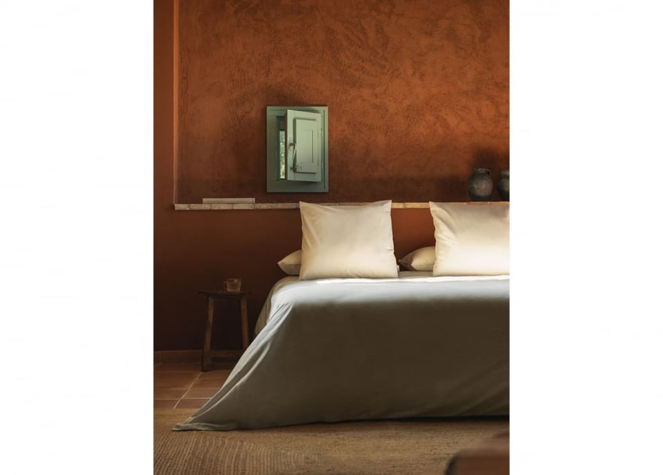 Housse de couette en percale de coton 180 fils Lesia