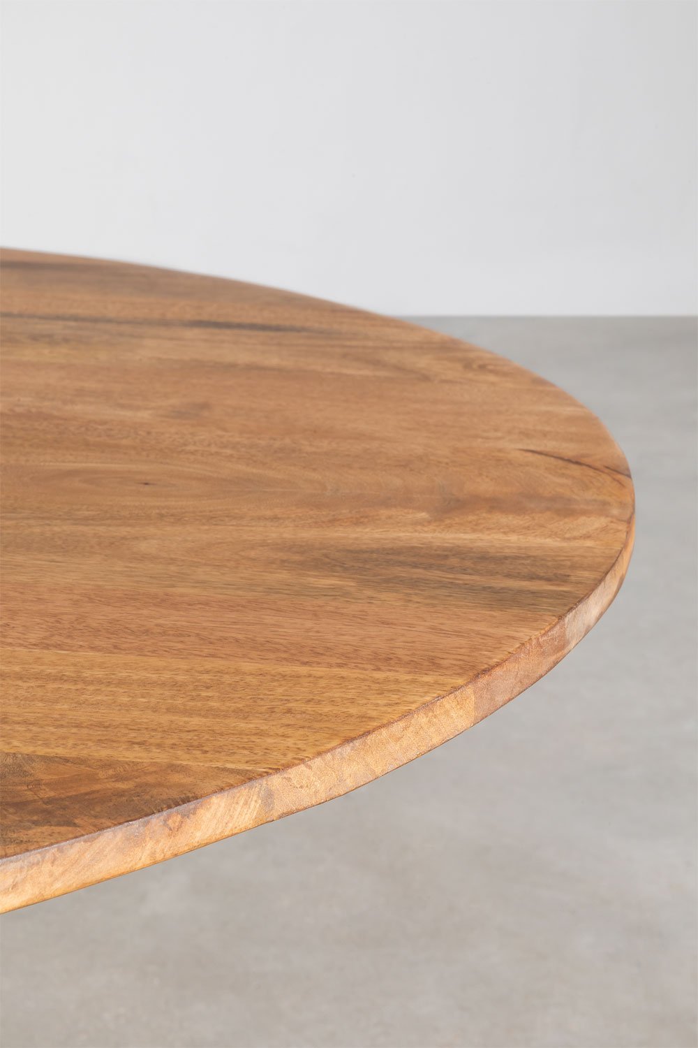 Table à manger ronde en manguier Weymar, image de la galerie 4