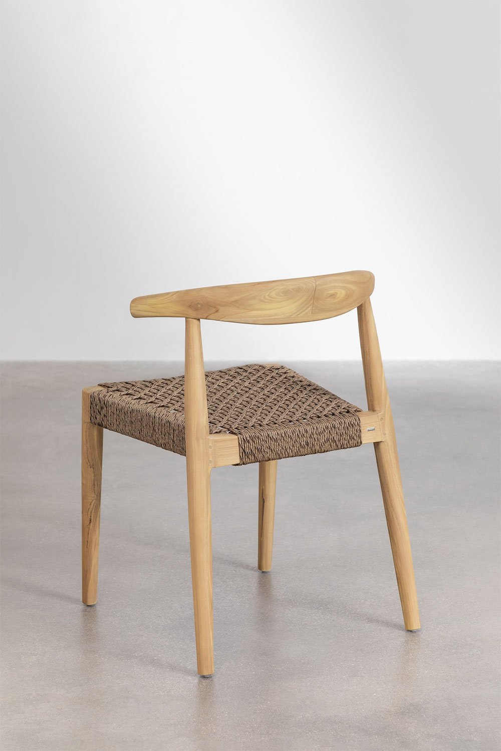 Pack de 4 chaises de jardin en bois de teck Celle       , image de la galerie 5