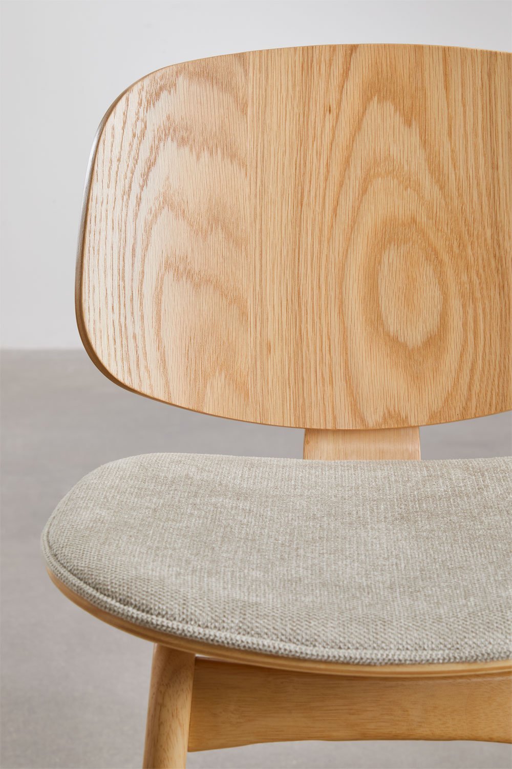 Tabouret haut en bois et tissu Canada, image de la galerie 4