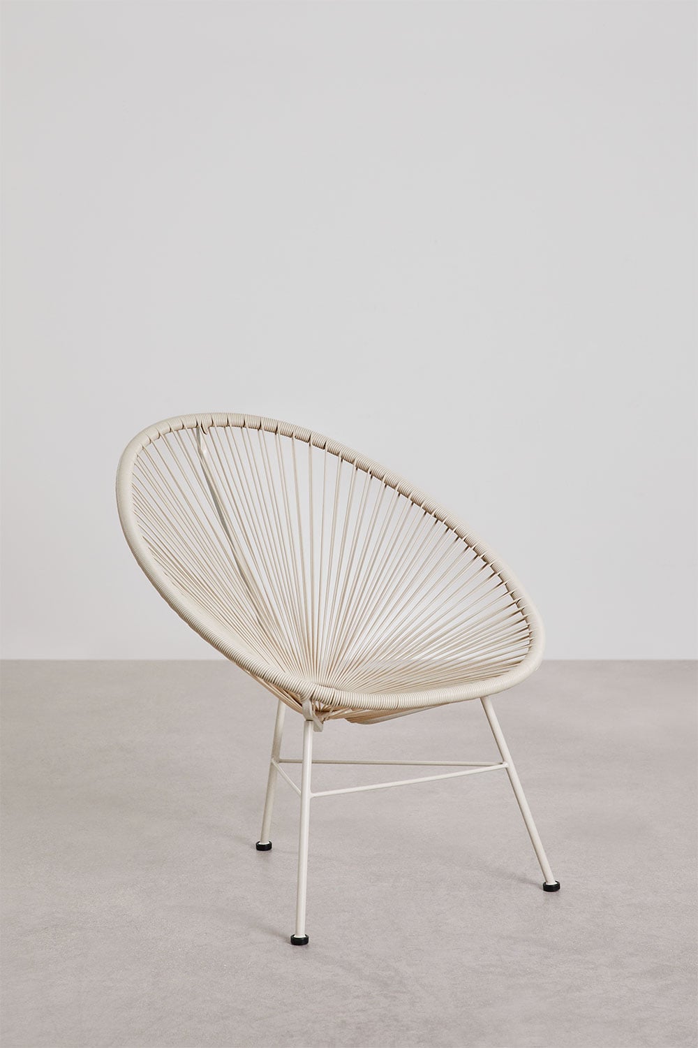 Lot de 2 chaises de jardin en acier et osier synthétique New Acapulco, image de la galerie 4