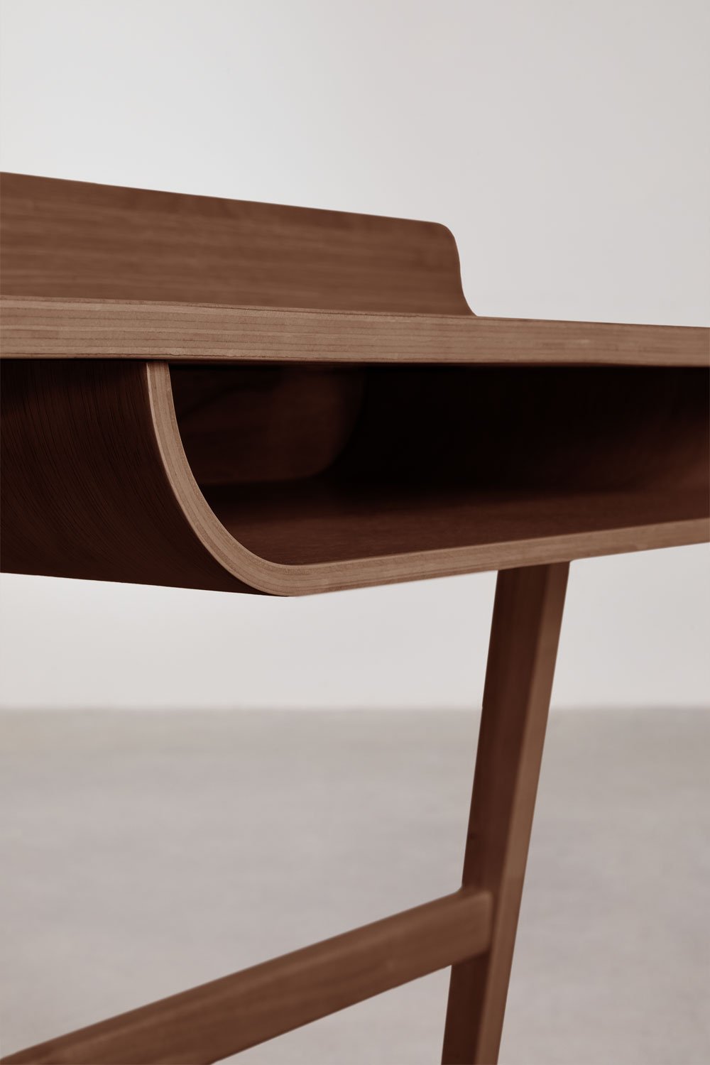 Bureau en bois Colman 120x50 cm, image de la galerie 5