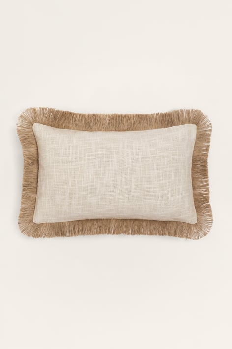 Coussin rectangulaire en coton (30x50 cm) Paraiba