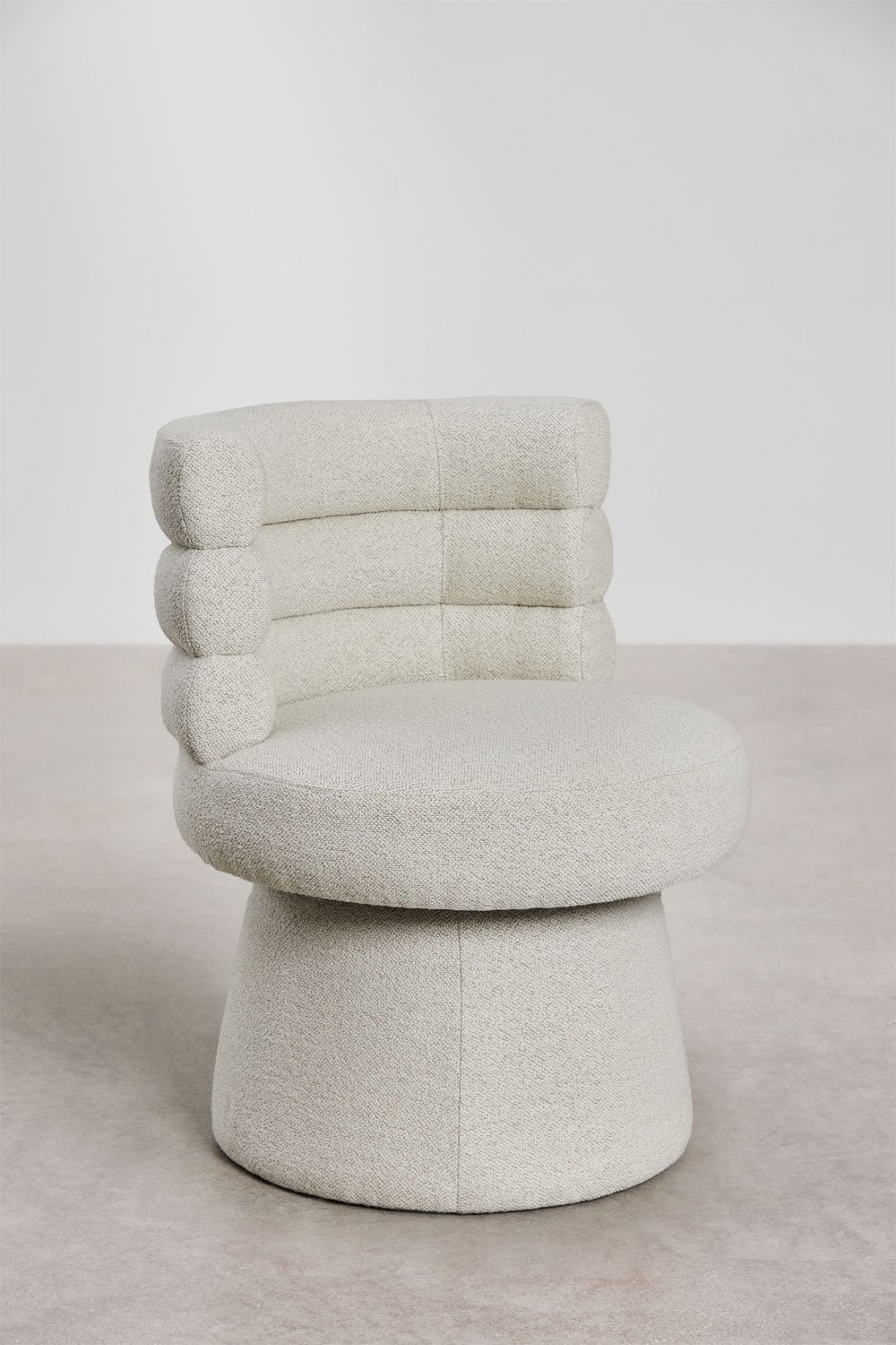 Lot de 4 chaises de salle à manger pivotantes rembourrées Protea, image de la galerie 4