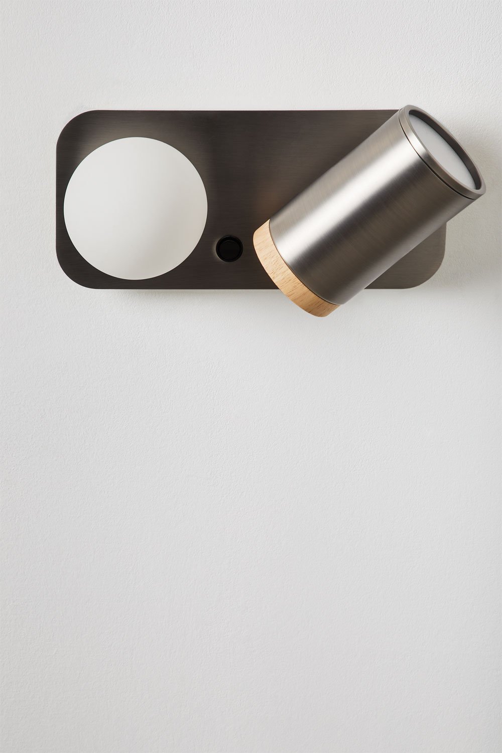 Applique mural directionnel avec 2 points lumineux en fer Amaranto, image de la galerie 5