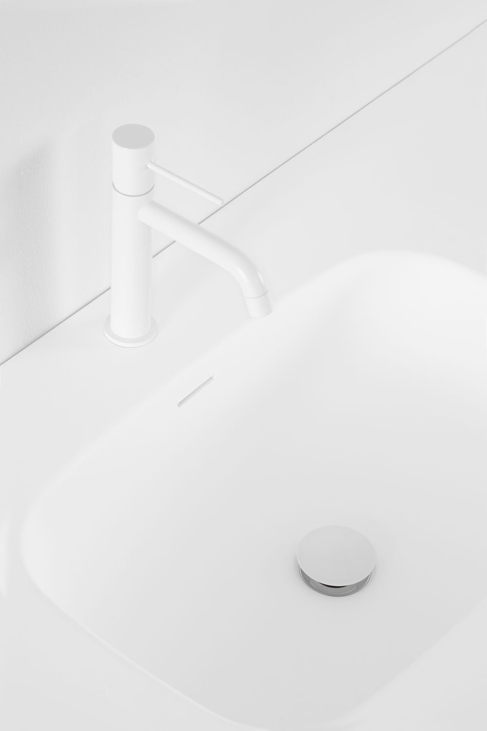 Ensemble de meuble de salle de bain en bois avec lavabo intégré Solea, image de la galerie 5