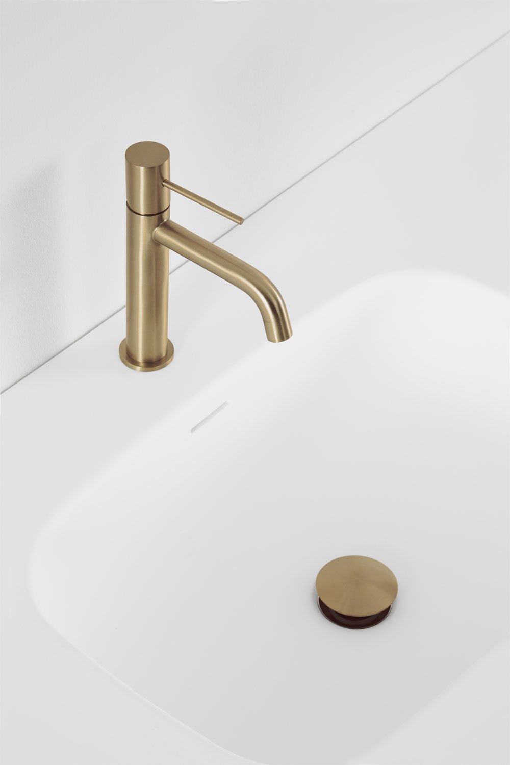 Ensemble de meuble de salle de bain en bois avec lavabo intégré Solea, image de la galerie 5