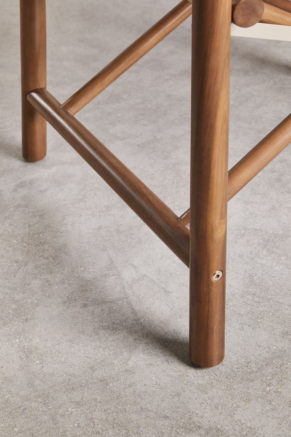 Chaise de réalisateur pliante en bois d'acacia Olivia, image de la galerie 7