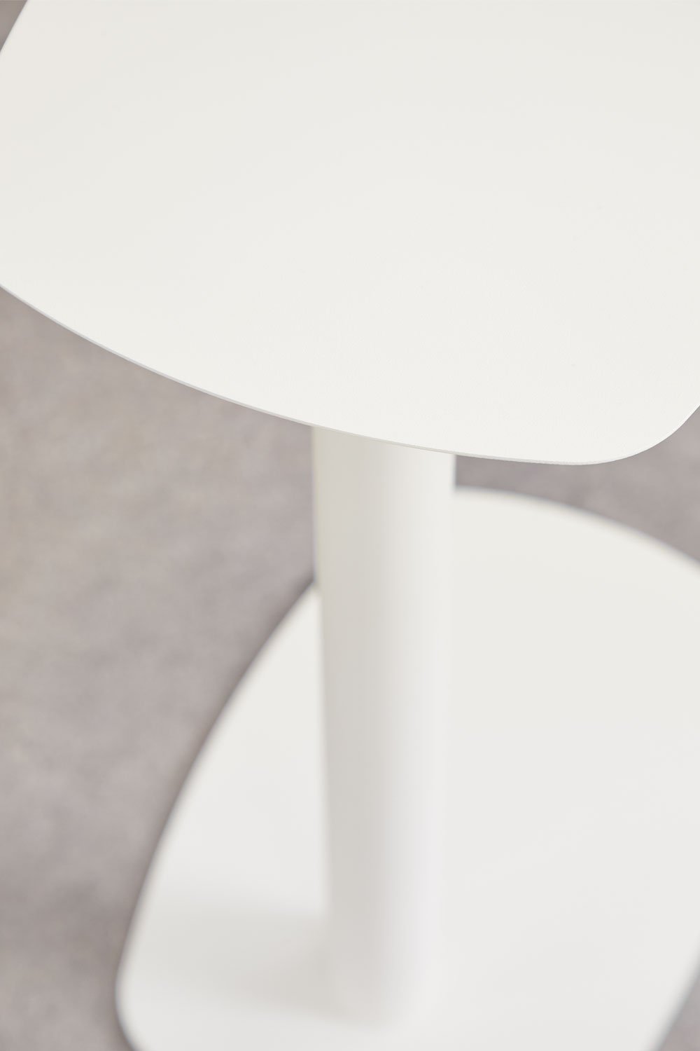 Table d'appoint rectangulaire 40x25 cm en acier inoxydable Odelia, image de la galerie 4