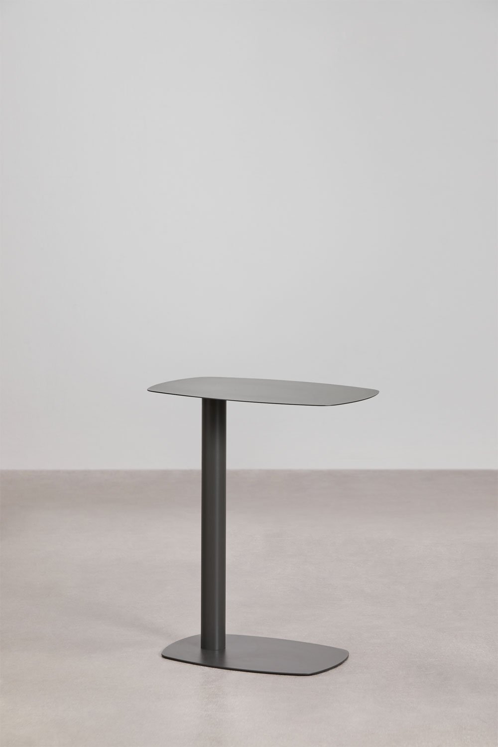 Table d'appoint rectangulaire 40x25 cm en métal Odelia, image de la galerie 2