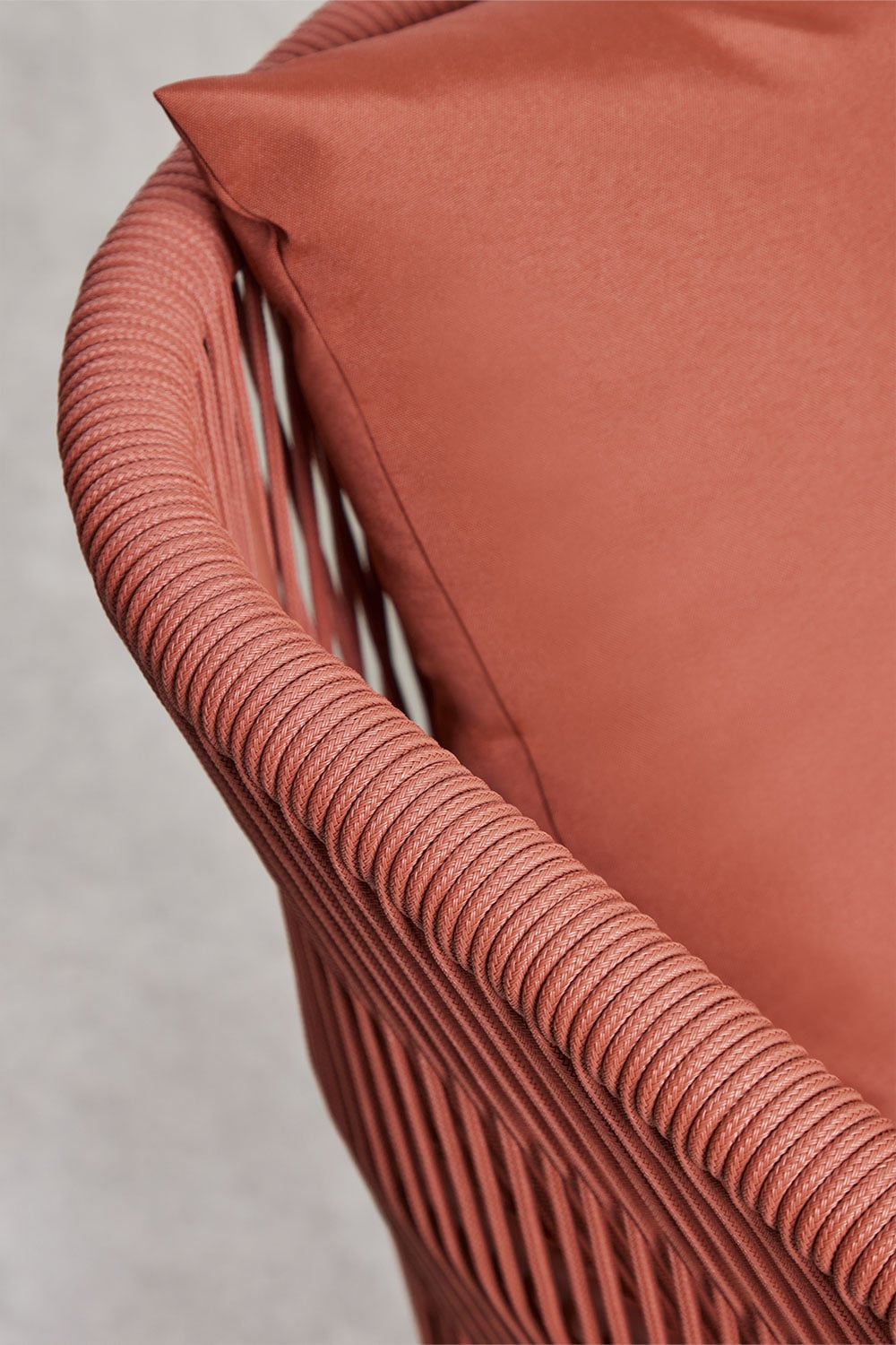 Pack de 4 chaises de salle à manger en bois d'acacia et corde tressée Barker, image de la galerie 4