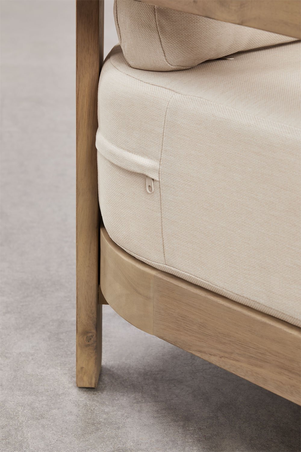 Fauteuil de jardin Uleno en bois d'acacia  , image de la galerie 9