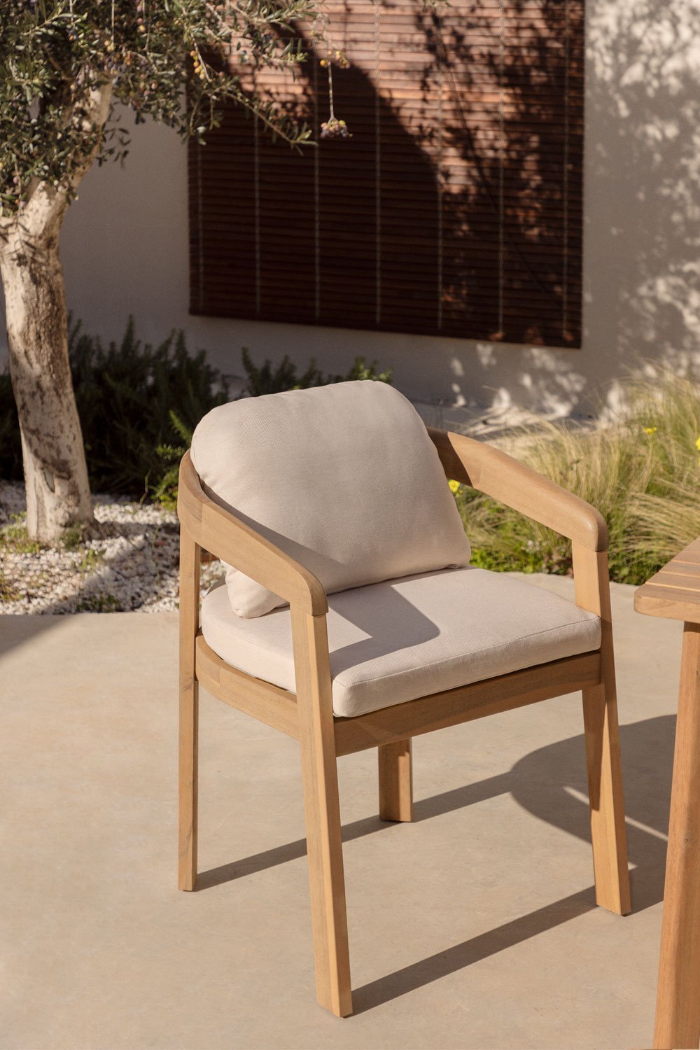 Chaise de jardin en bois d'acacia Uleno , image de la galerie 1