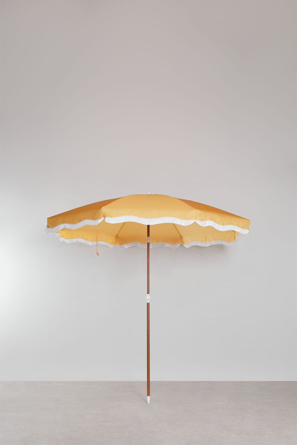 Parasol Ø230 cm en tissu et aluminium Jarko, image de la galerie 1