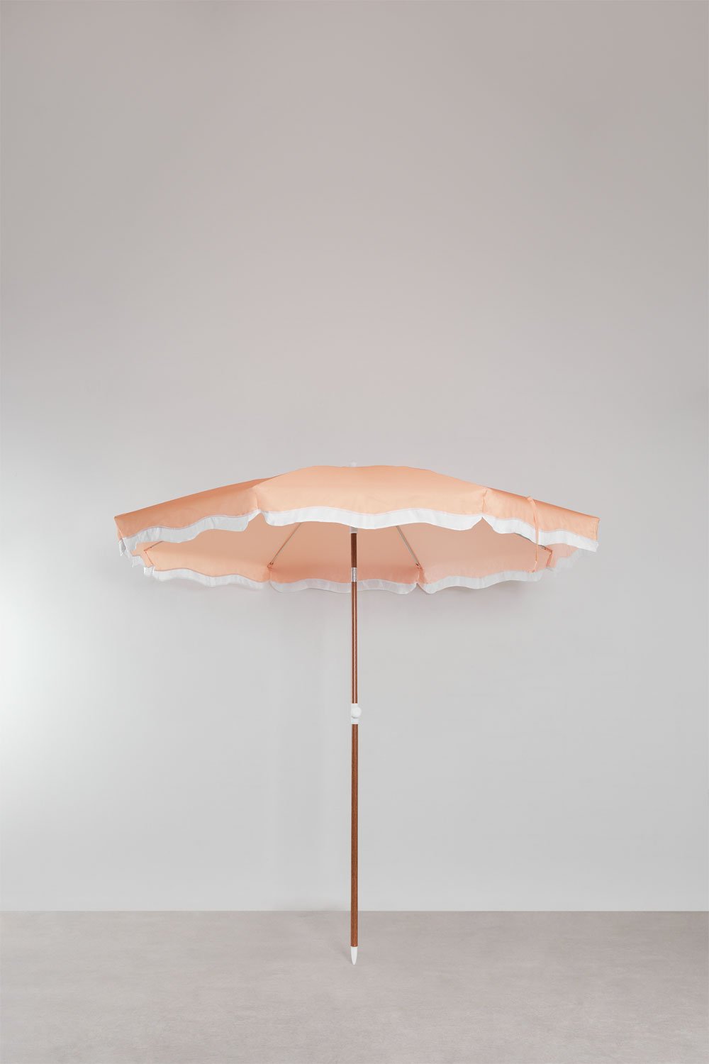 Parasol Ø230 cm en tissu et aluminium Jarko, image de la galerie 2