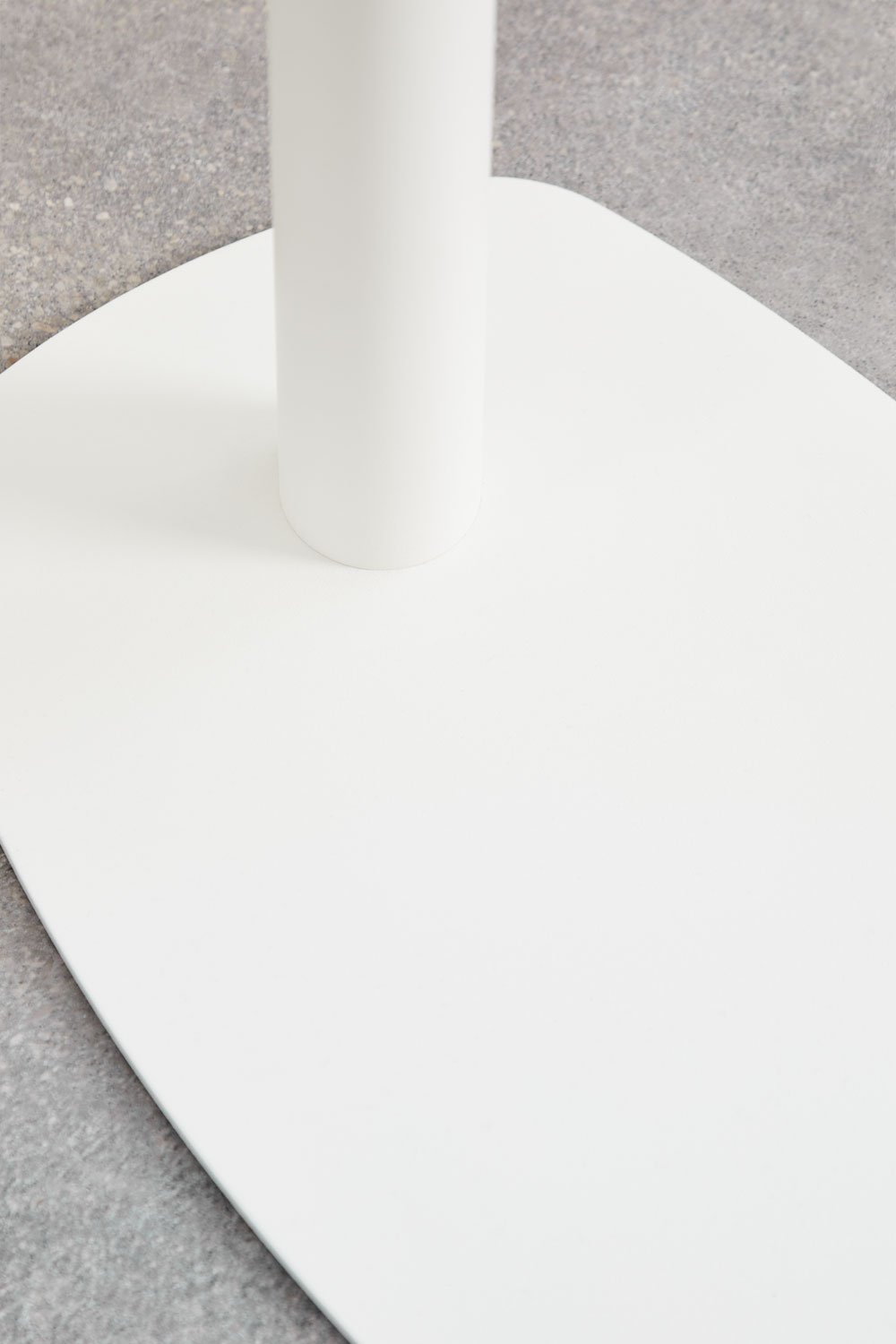 Table d'appoint rectangulaire pour jardin 40x25 cm en acier inoxydable Odelia, image de la galerie 5