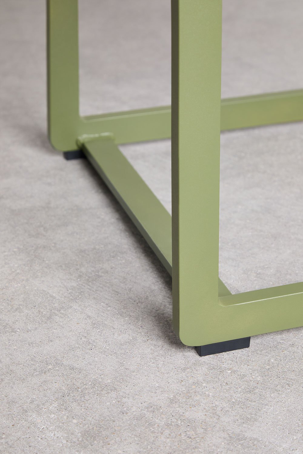 Table d'appoint carrée pour jardin 40x40 cm en aluminium Dulem, image de la galerie 5