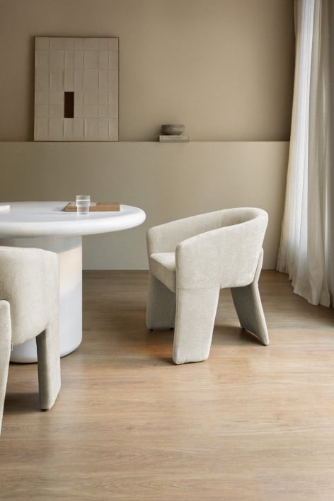 Chaise de salle à manger rembourrée Jimena
