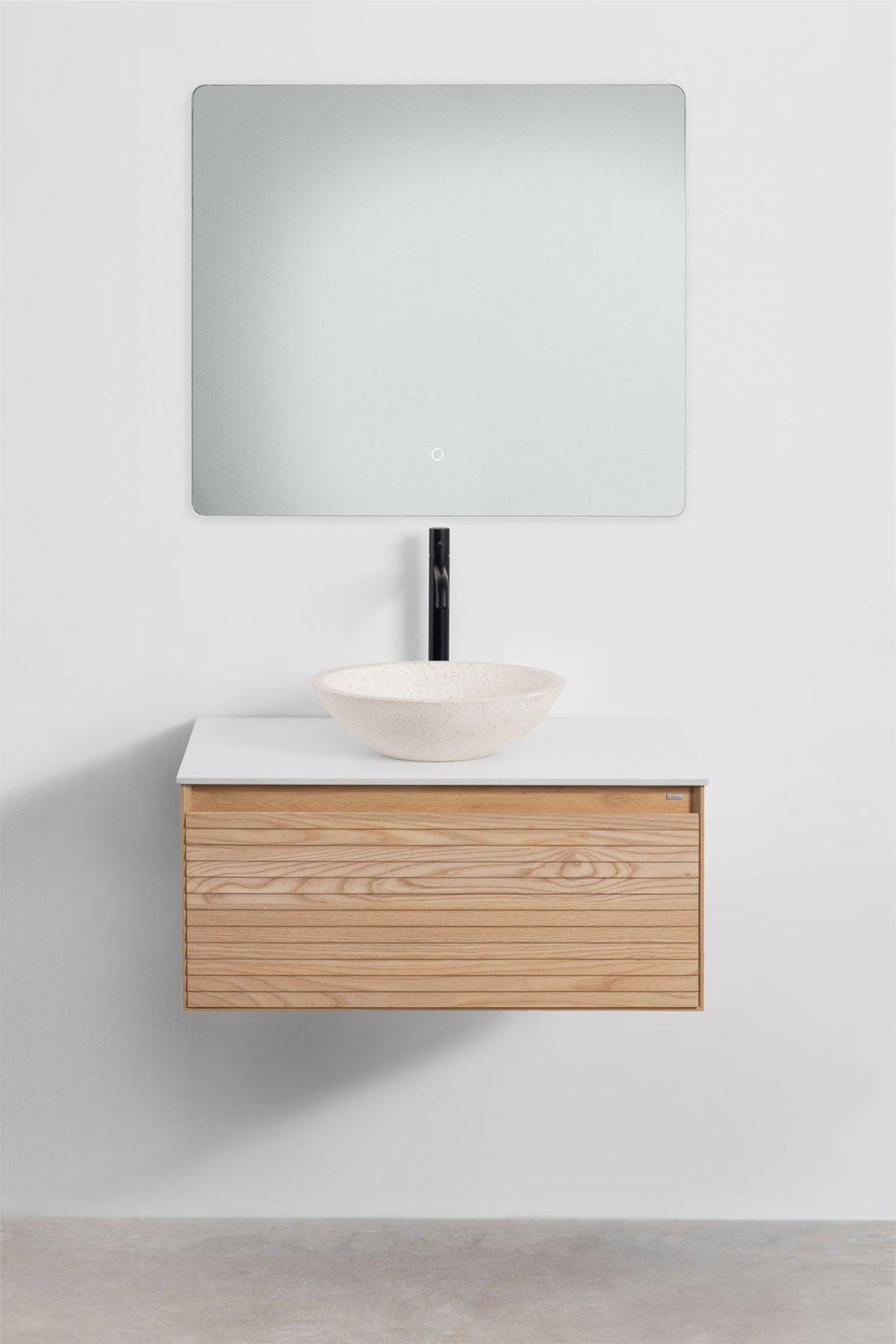 Ensemble de meubles de salle de bains en frêne Tedrik, image de la galerie 2