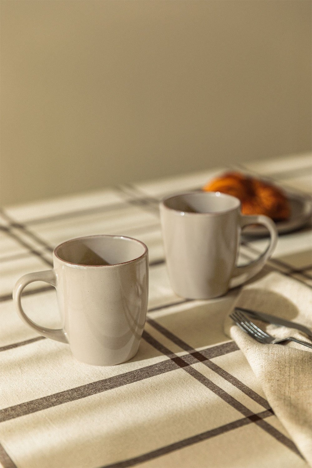 Pack de 2 tasses à café 34 cl en grès Ronilena, image de la galerie 2