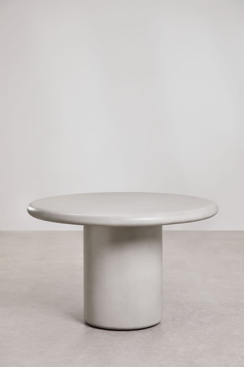 Table de jardin ronde en ciment Namara, image de la galerie 2