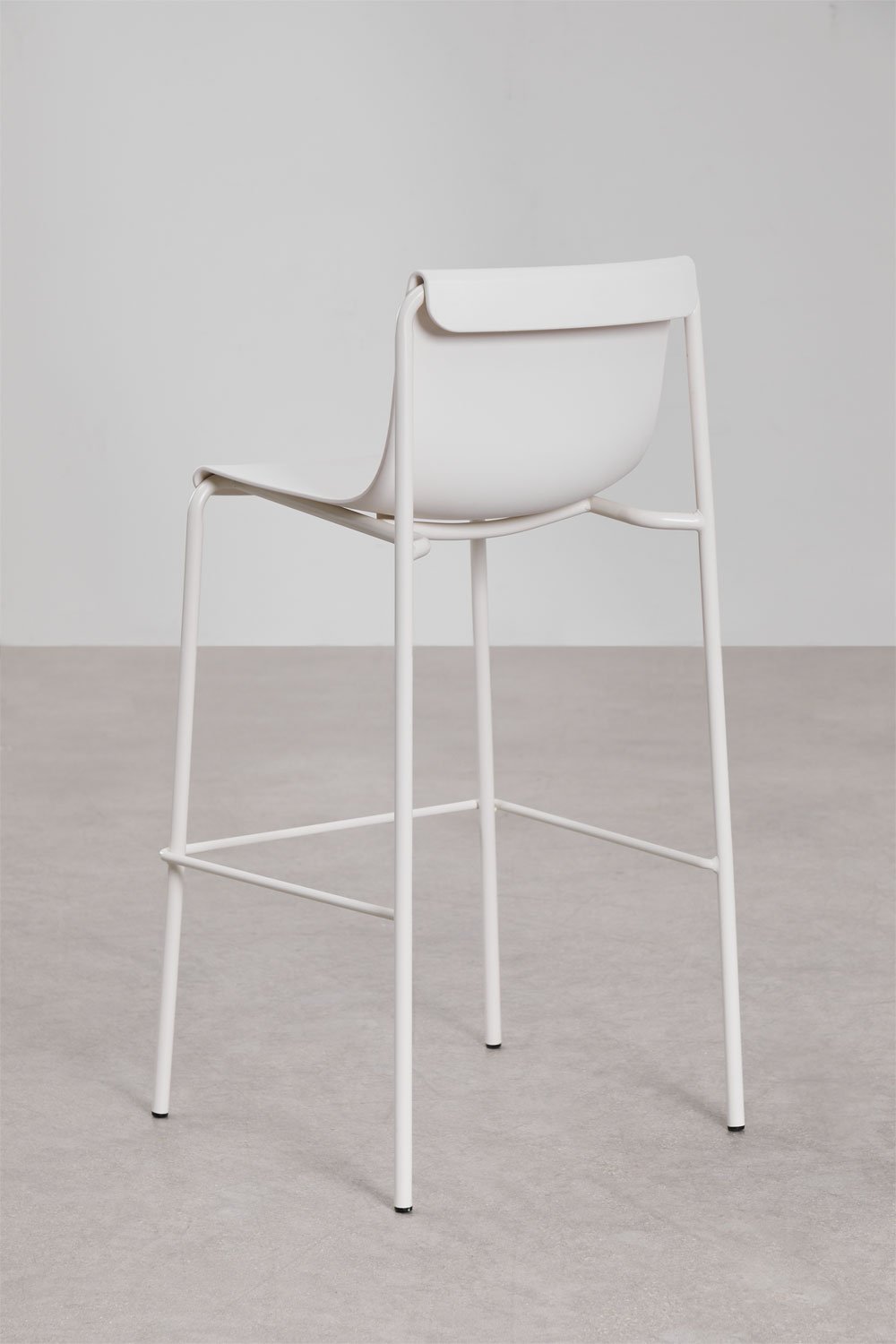 Lot de 2 tabourets hauts en polypropylène Ismene, image de la galerie 3