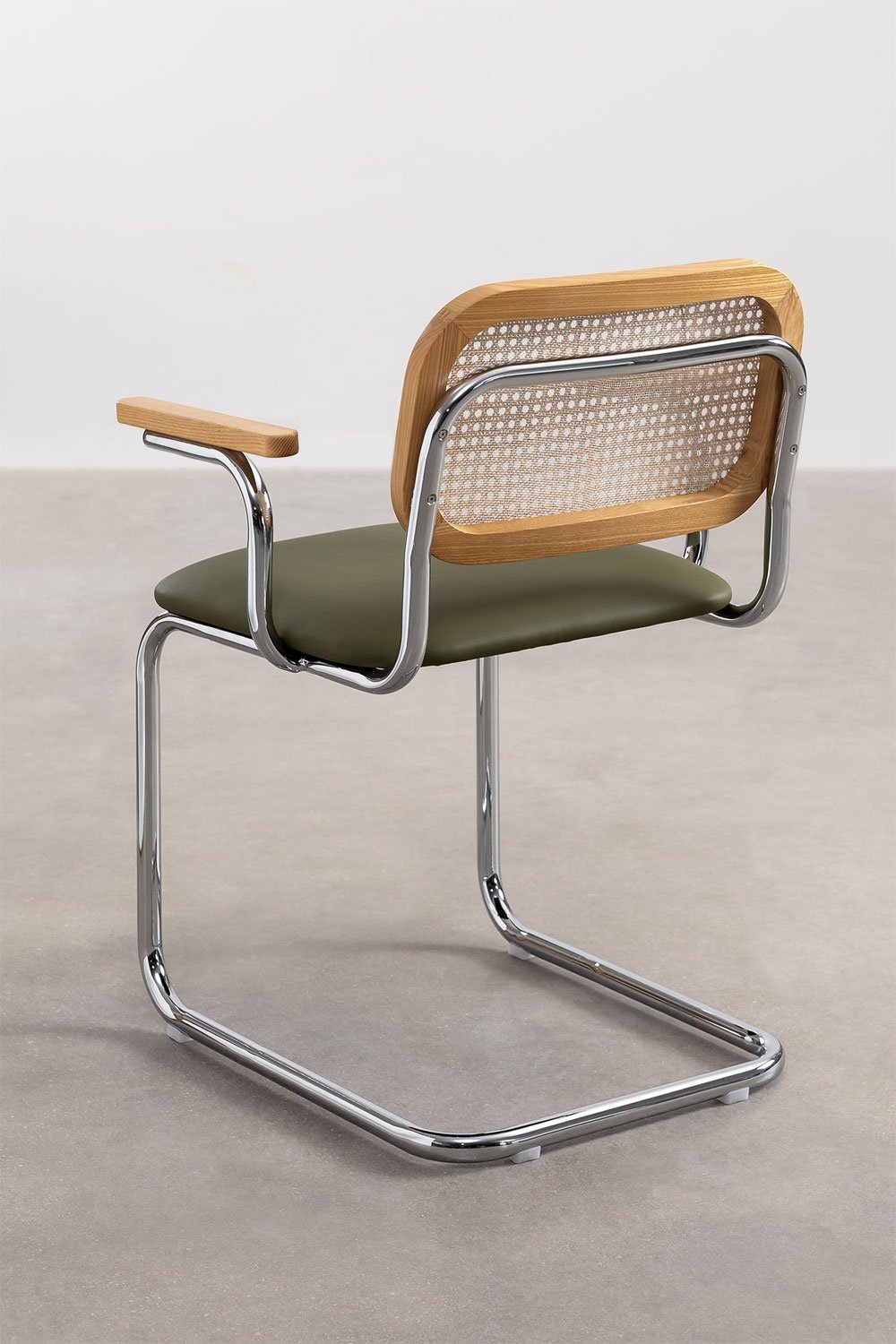 Lot de 2 chaises de salle à manger en similicuir Tento avec accoudoirs, image de la galerie 6