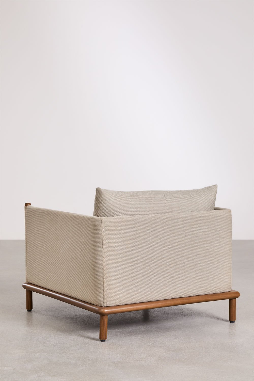 Fauteuil en bois d'acacia Olivia, image de la galerie 5