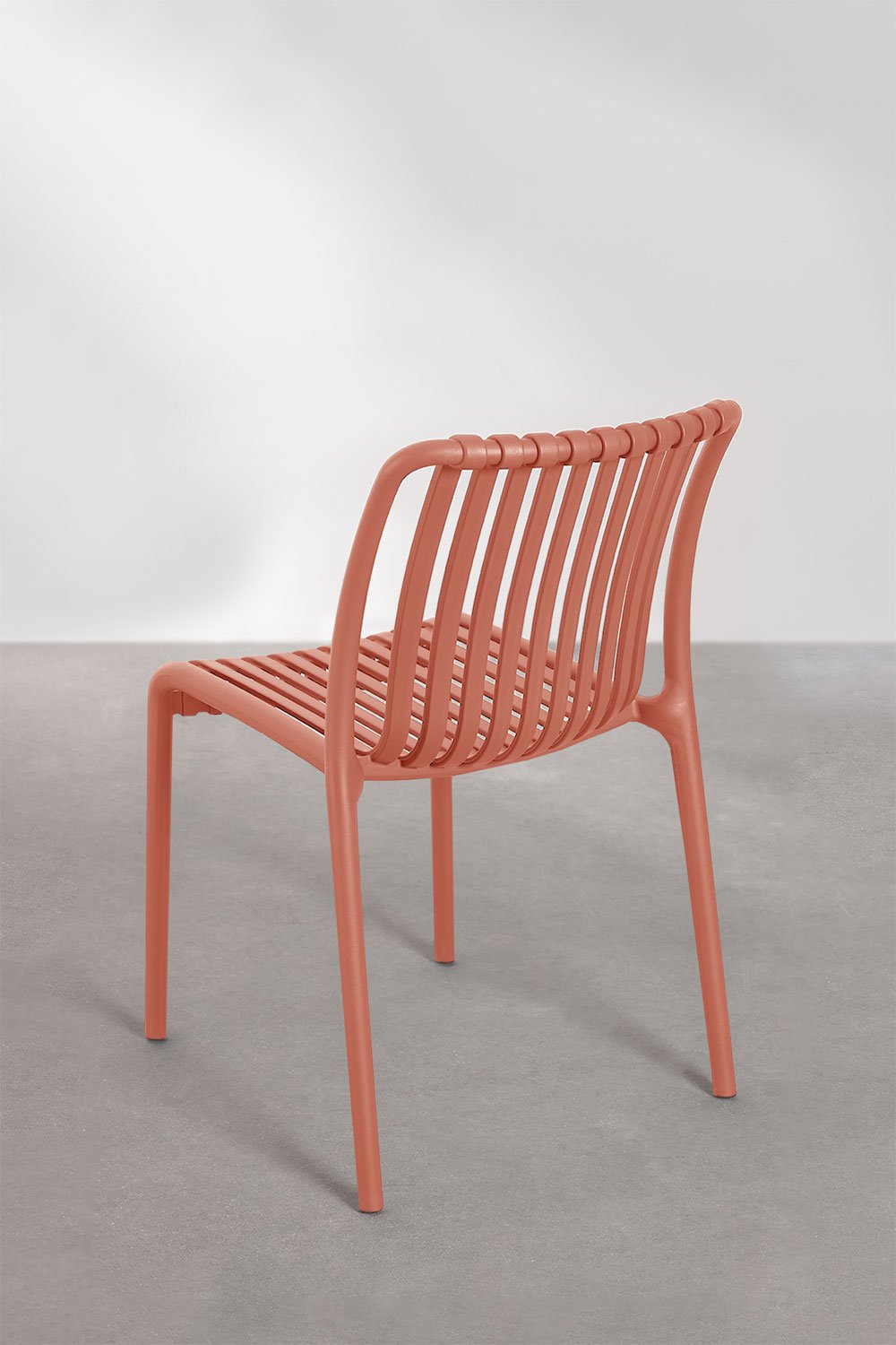 Pack de 2 chaises de salle à manger empilables en polypropylène Wendell, image de la galerie 3