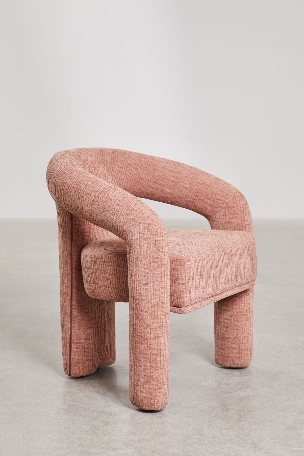 Chaise de salle à manger rembourrée Greca, image de la galerie 3