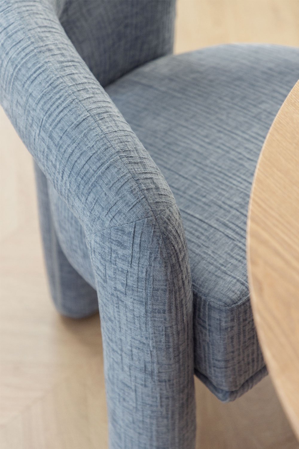 Lot de 2 chaises de salle à manger rembourrées Greca, image de la galerie 2