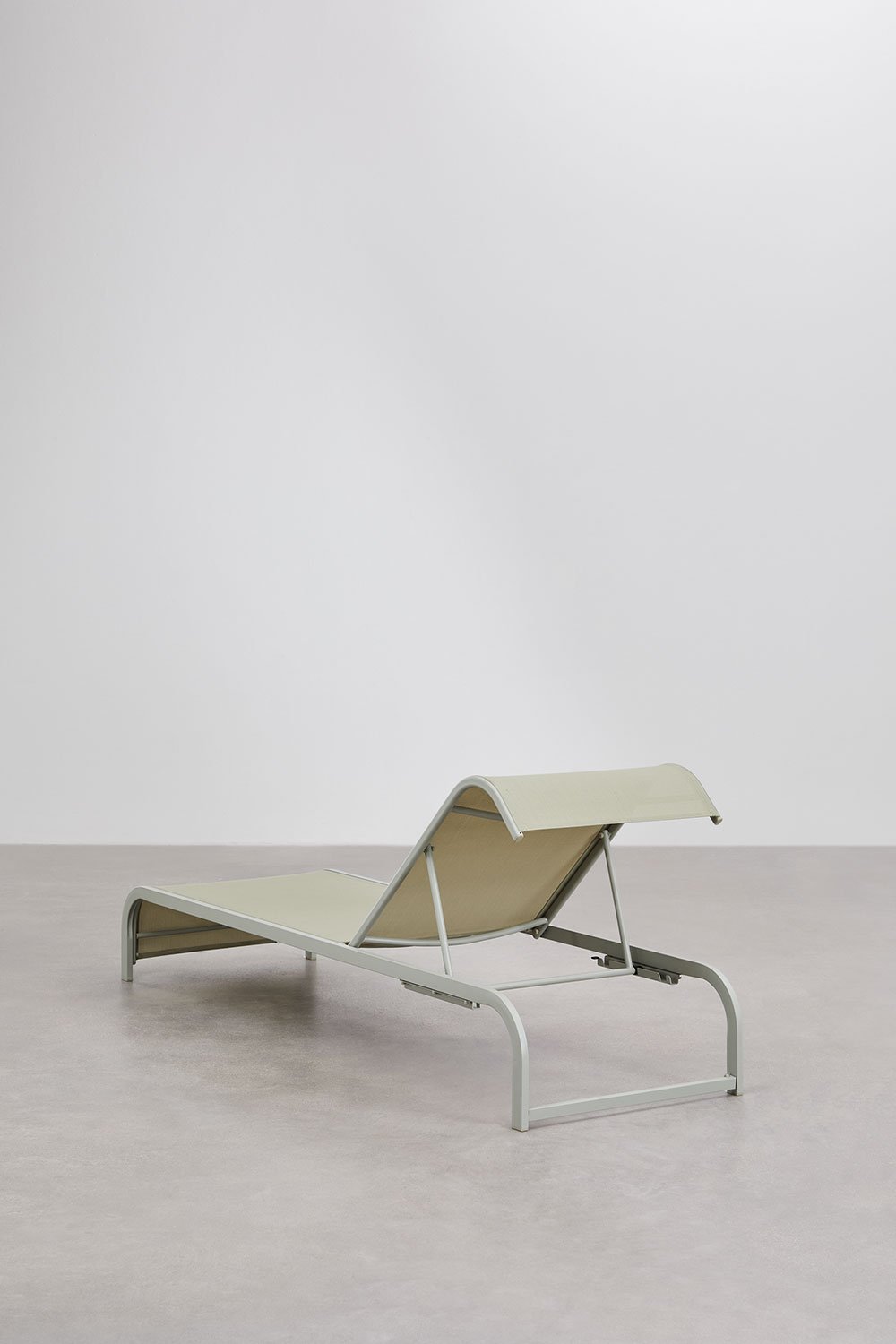 Chaise longue inclinable en acier Marietta, image de la galerie 7