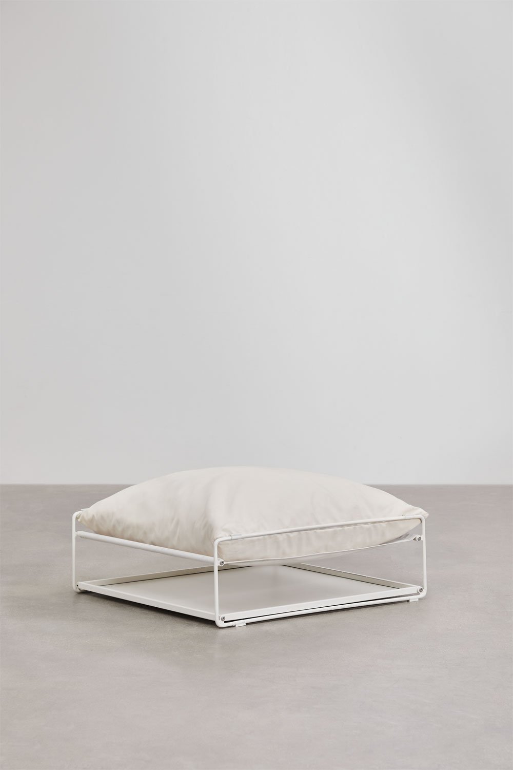 Pouf de jardin Amaro transformable en table d'appoint, image de la galerie 1