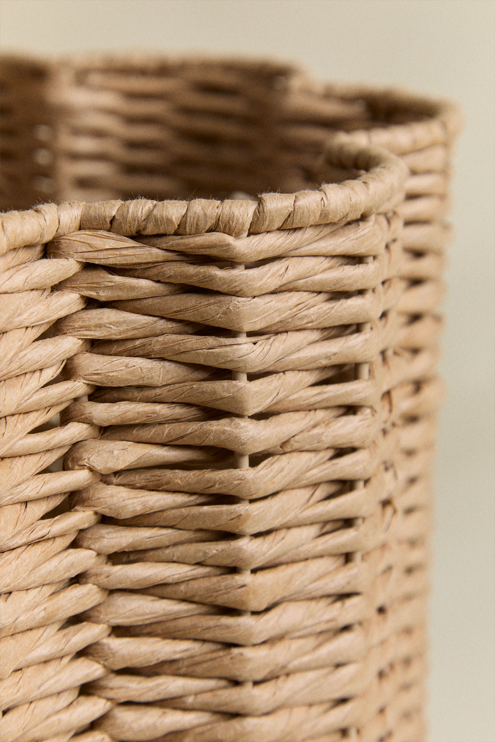 Closer Porte-Revue Bohème Corde Tressée – Style Macramé Chic, Rangement Magazines & Livres