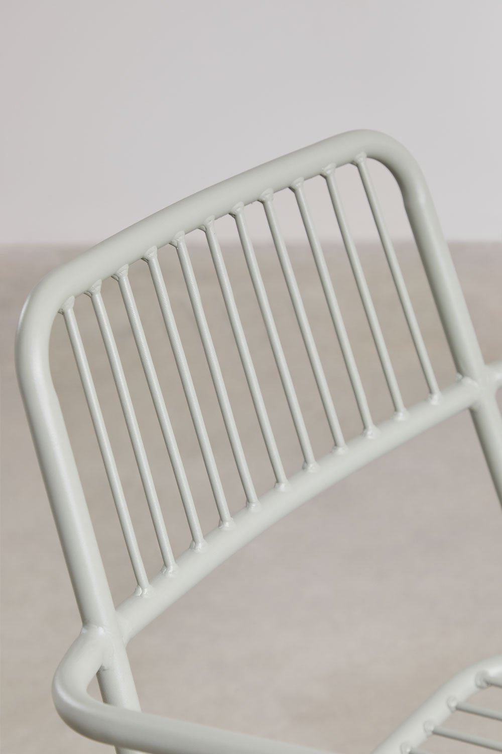 Chaise de jardin empilable avec accoudoirs en acier Elton, image de la galerie 4