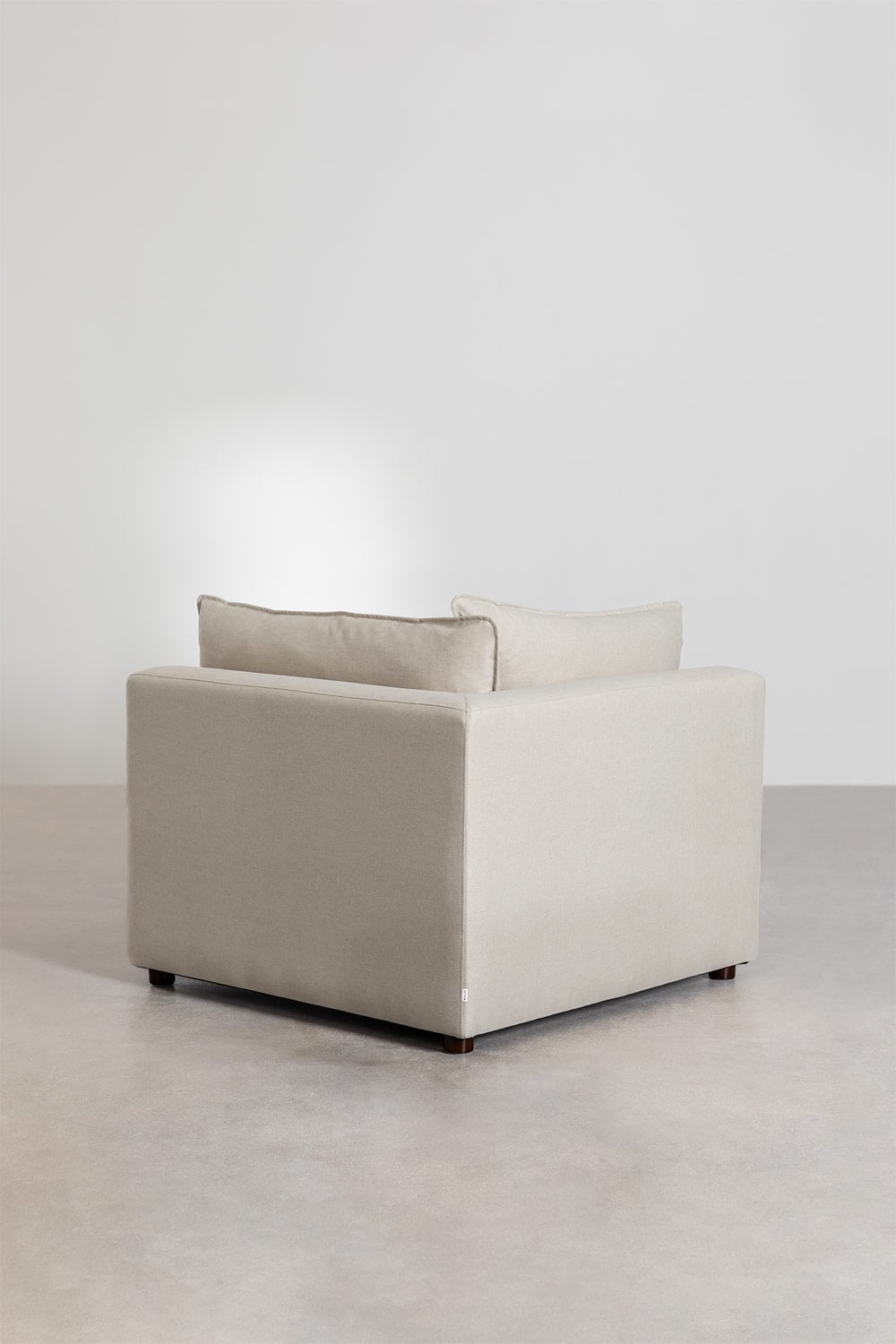 Fauteuil d'angle en tissu style Estefan, image de la galerie 4