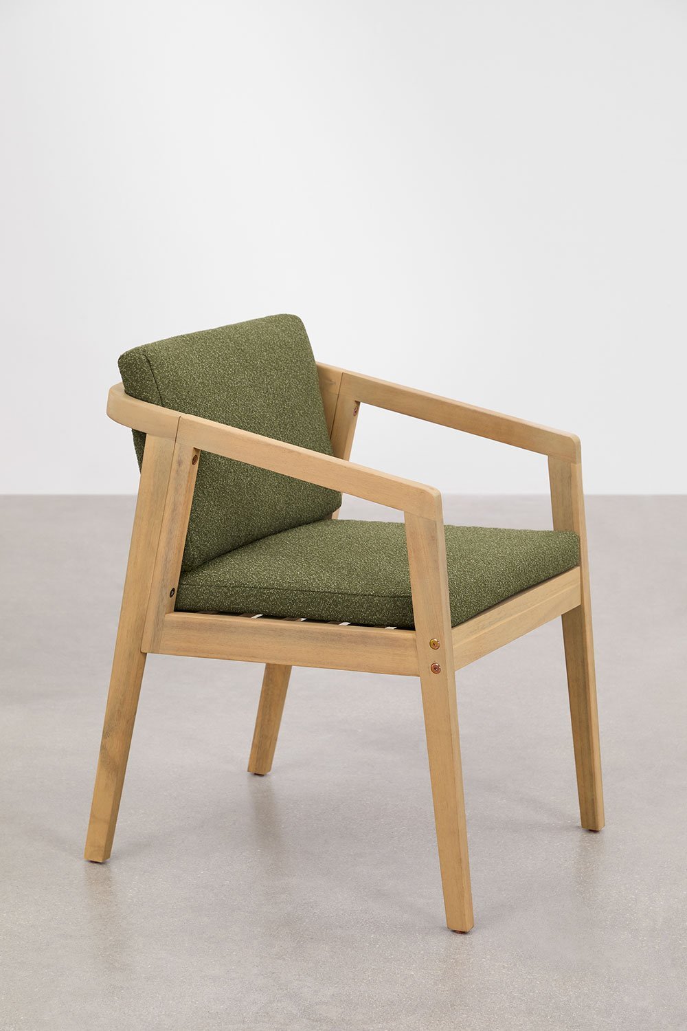 Chaise de salle à manger en bois d'acacia Kaela, image de la galerie 2