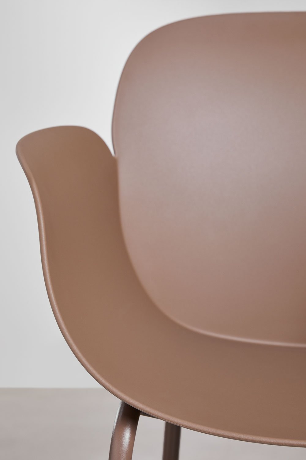 Pack de 2 tabourets hauts en polypropylène et fer Lynette, image de la galerie 6