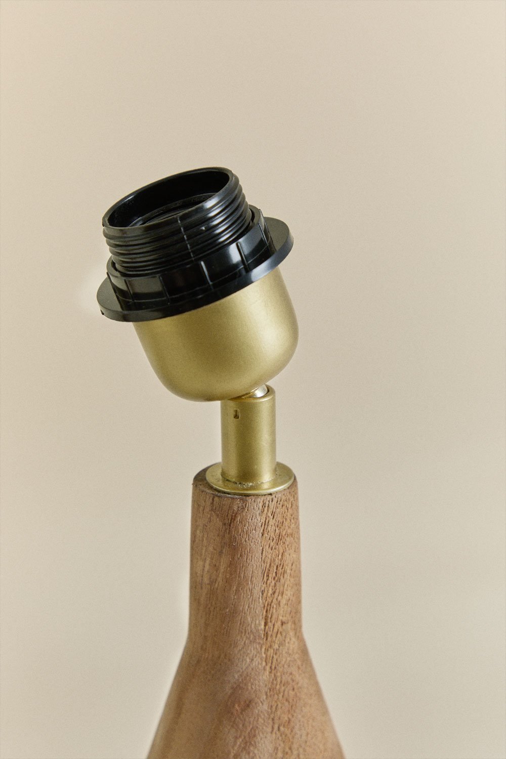 Base de lampe de table ↑25 cm en bois de manguier Alabama, image de la galerie 4