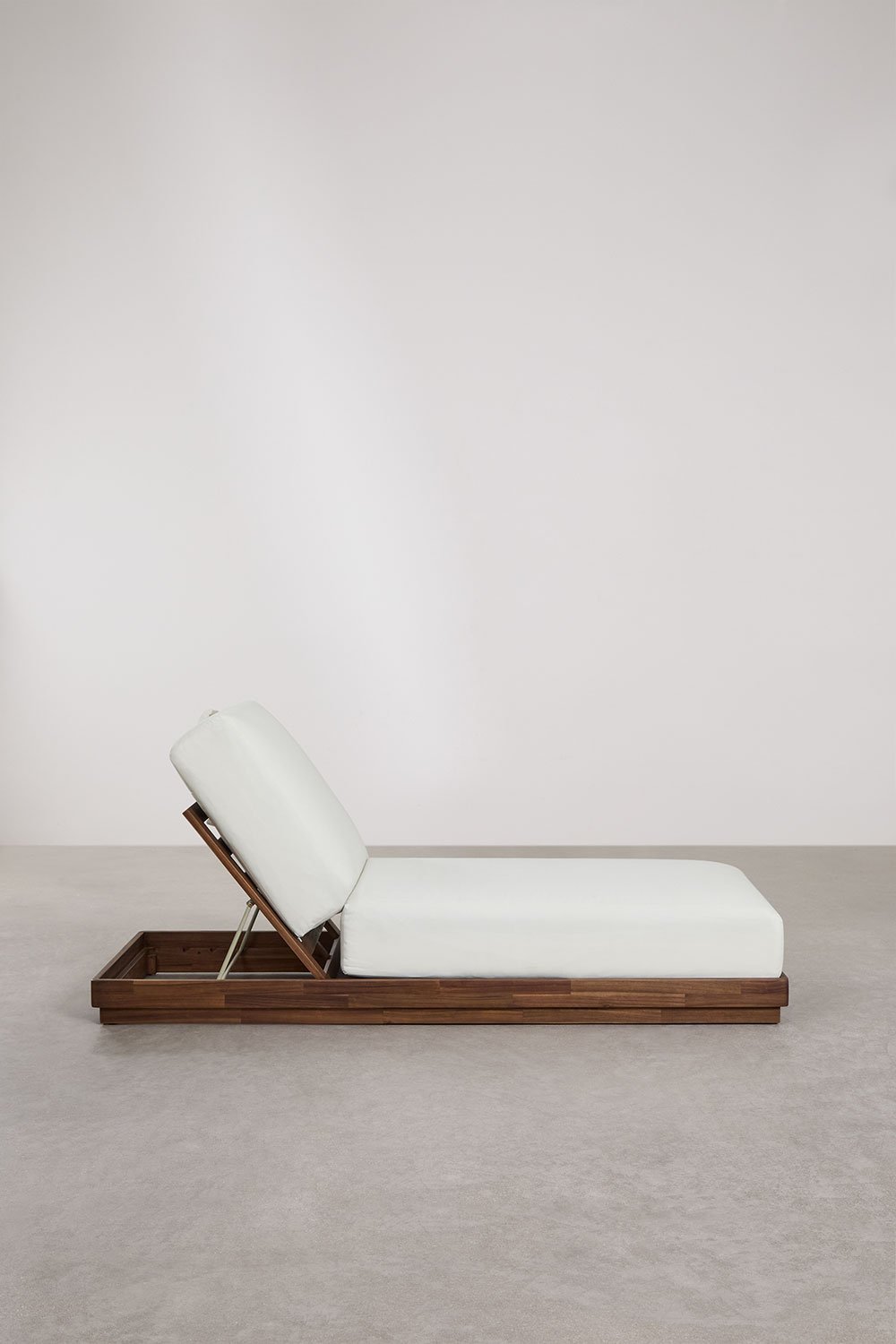 Lot de 2 chaises longues inclinables en bois d'acacia Lecia, image de la galerie 4