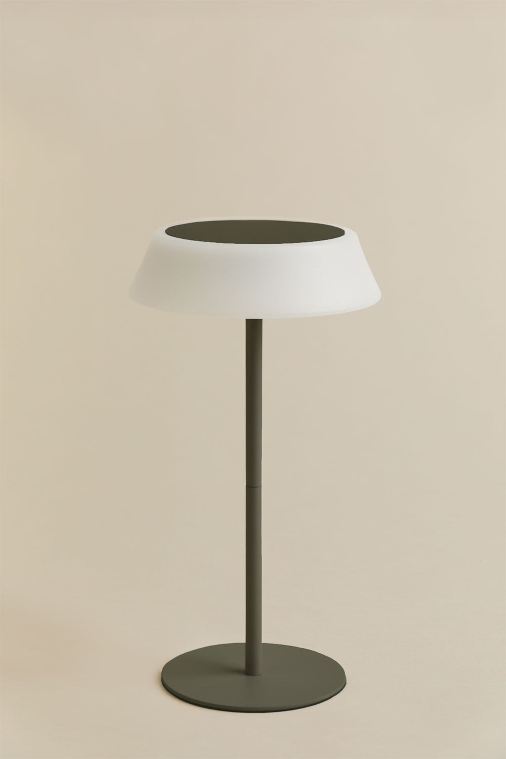 Lampe de table solaire LED sans fil pour extérieur en polyéthylène et fer Ulenia, image de la galerie 2